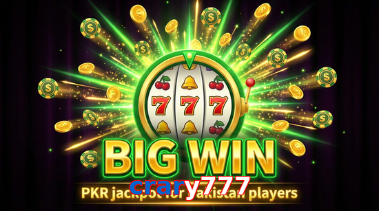 Big win animation on Crary777 slot game